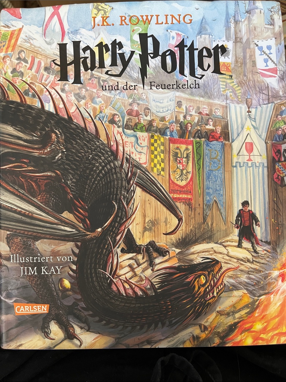 Harry Potter and the Goblet of Fire Illustrated Edition (German)